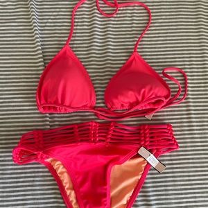 Victoria’s Secret Pink Strappy Bikini Set